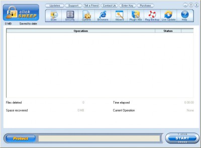 1 Click Sweep 2.9 screenshot