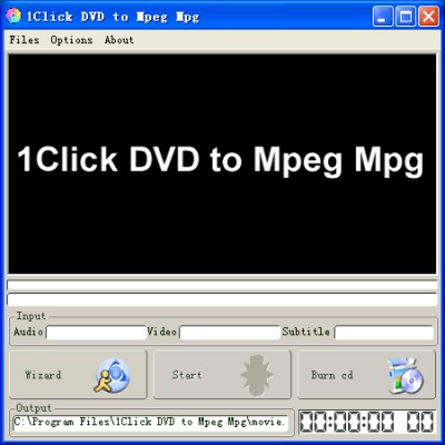 1Click DVD to Mpeg Mpg 1.13 screenshot