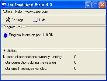 1st Email Anti-Virus 4.0 screenshot