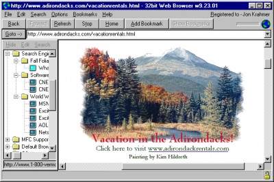 32bit Web Browser 16.08.01 screenshot