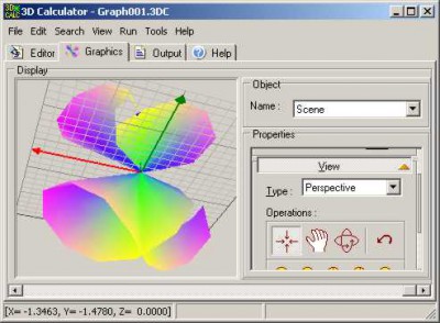 3D Calculator 1.00 screenshot