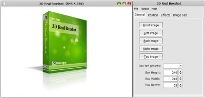 3D Real Boxshot 5.0 screenshot