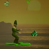 3D Shamrock Surfing Leprechaun 1.0 screenshot