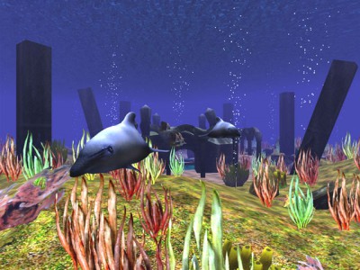 3D Wild Dolphin Screensaver 1.4 screenshot
