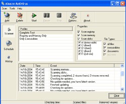Abacre Antivirus 1.0 screenshot