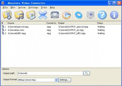 Absolute Video Converter 4.2.1 screenshot