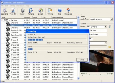 Ace DVD Audio Extractor 1.2.26 screenshot