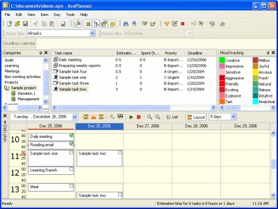 AcePlanner 1.2.55 screenshot