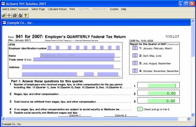 AcQuest 941 Solution 2007 1.01 screenshot