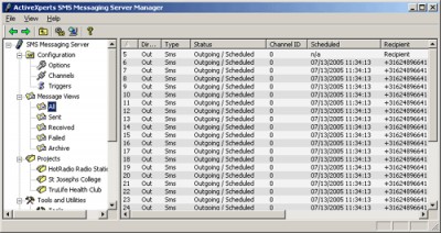 ActiveXperts SMS Messaging Server 4.1 screenshot