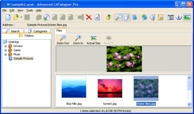 Advanced CATaloguer Pro 2.6 screenshot