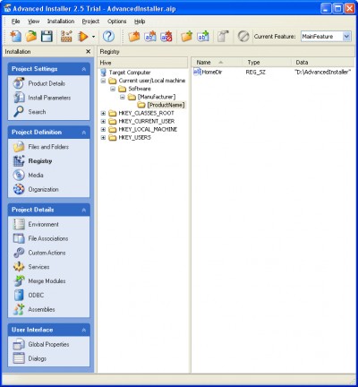 Advanced Installer Professional 6.4 screenshot