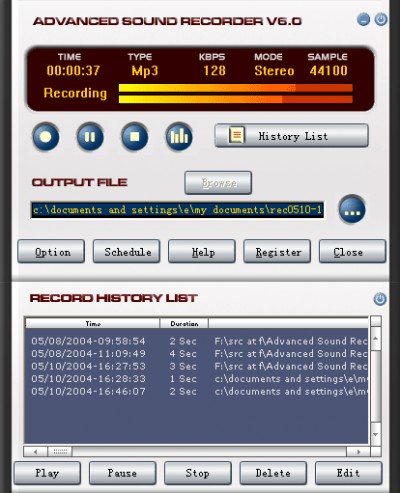 Advanced Sound Recorder 6.0 screenshot