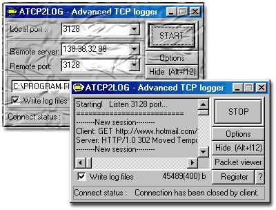 Advanced TCP Logger 3.90 screenshot