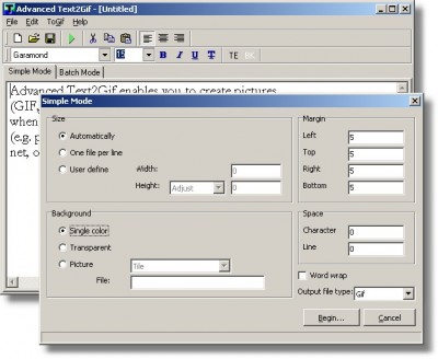 Advanced Text2Gif 2.0 screenshot
