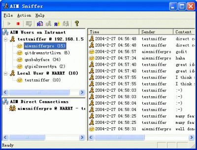 AIM Sniffer 2011.1105 screenshot