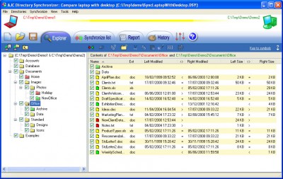 AJC Directory Synchronizer 2.9.0 screenshot