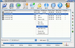 Allok AVI DivX MPEG to DVD Converter 2.6.0531 screenshot