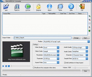 Allok MPEG4 Converter 6.2.0603 screenshot