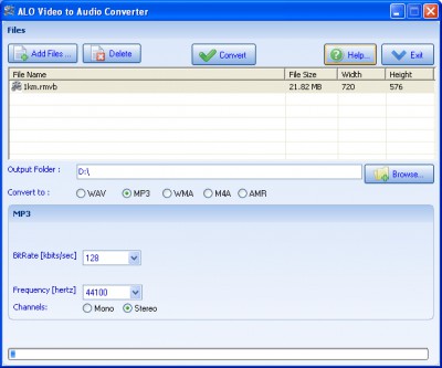 ALO Video to Audio Converter 2.3.201 screenshot