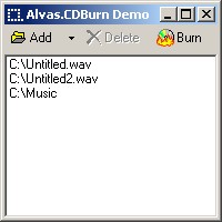 Alvas.CDBurn 1.0 screenshot