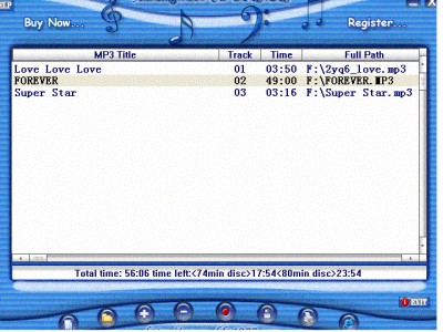 AnMing MP3 CD Burner 2.0 screenshot