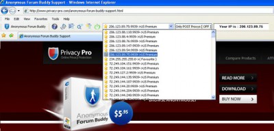 Anonymous Forum Buddy 3.8 screenshot