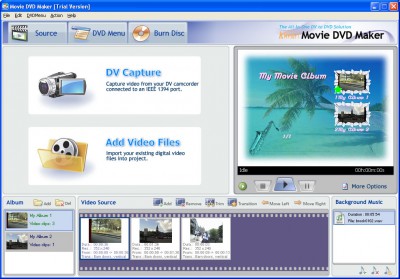 AnvSoft Movie DVD Maker 3.02 screenshot