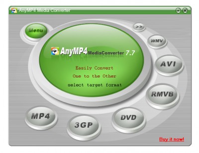 AnyMP4 Media Converter 8.0 screenshot