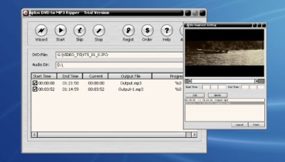 Aplus DVD to MP3 Ripper 5.003 screenshot