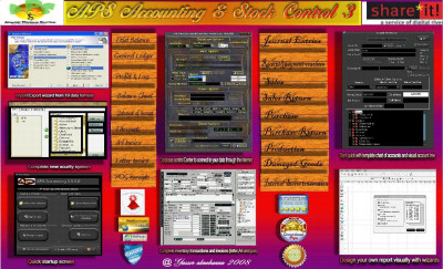 APS Accounting and stock control 4.3.3.13 screenshot