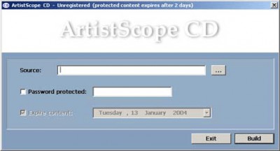 ArtistScope CD 2.0 screenshot