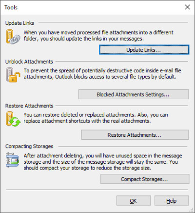 Attachments Processor for Outlook 5.0 screenshot