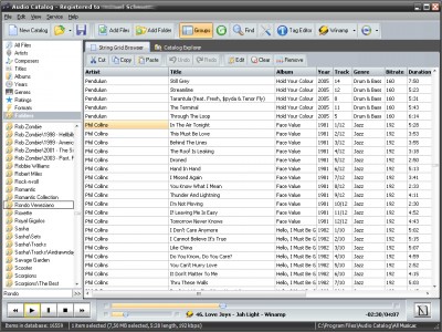 Audio Catalog 4.8 screenshot