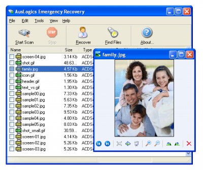 Auslogics Emergency Recovery 2.1.13 screenshot