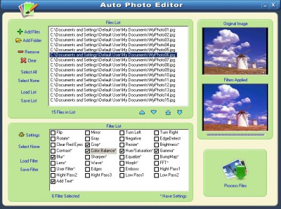 Auto Photo Editor 9.42 screenshot