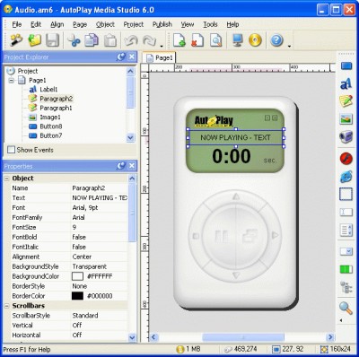 AutoPlay Media Studio 6.05 screenshot