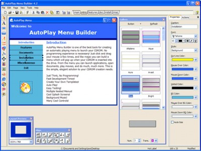 AutoPlay Menu Builder 5.2.0.1072 screenshot
