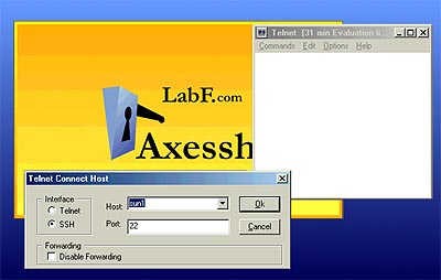 Axessh Windows SSH Client 3.3 screenshot
