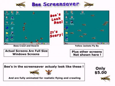 Bee Screensaver 11.0 screenshot
