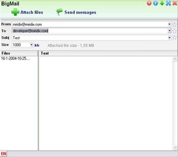 Bigmail 2.0 screenshot
