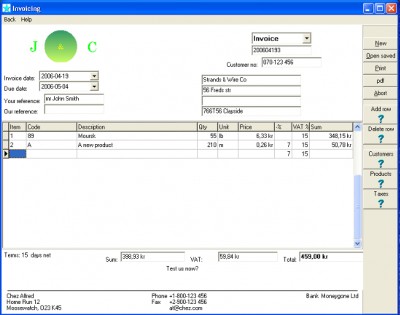 Billing Star 4.0 screenshot