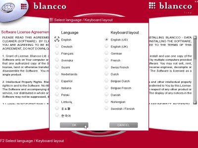 Blancco - Lite 4.6 screenshot