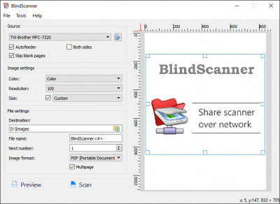 BlindScanner 4.6 screenshot