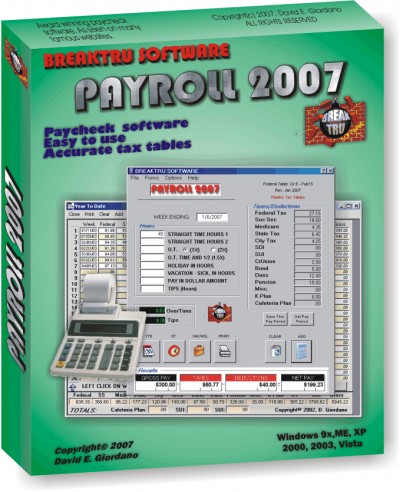 BREAKTRU PAYROLL 2007 11.0.6 screenshot