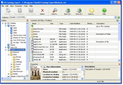CD Catalog Expert 9.30.807.1 screenshot