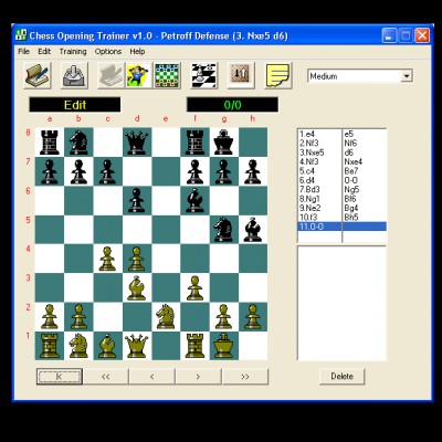 Chess Opening Trainer 1.1 screenshot