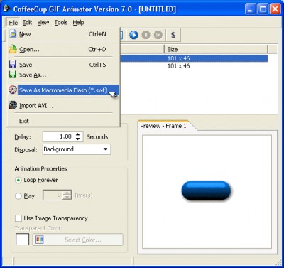 CoffeeCup GIF Animator 7.6 screenshot