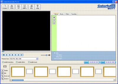 Colorful Movie Editor 4.0 screenshot