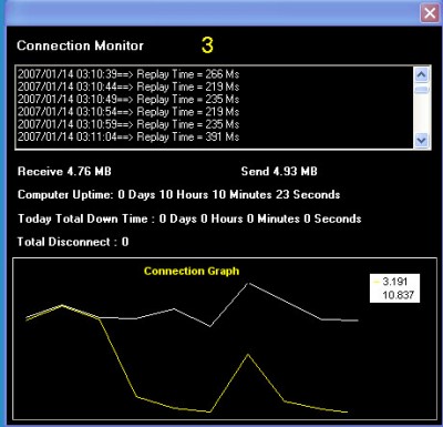 Connection Monitor 1.2 screenshot